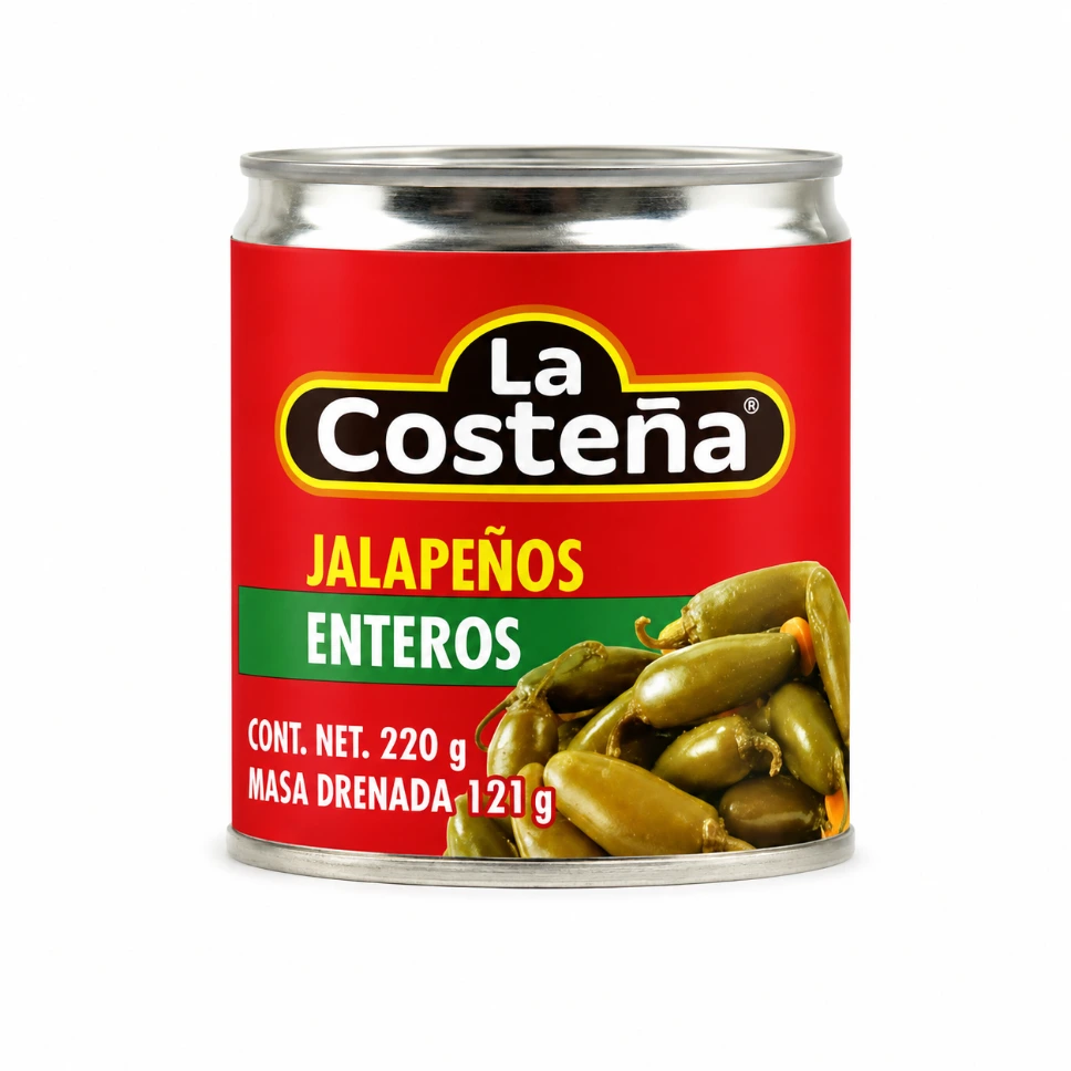 Chiles Jalapeño
 Enteros