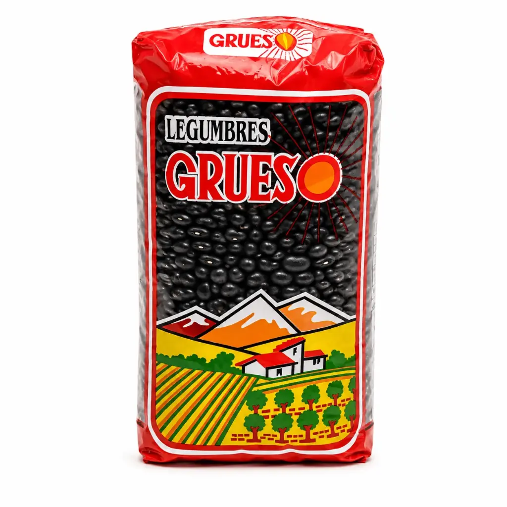 Frijoles Secos Enteros Negros