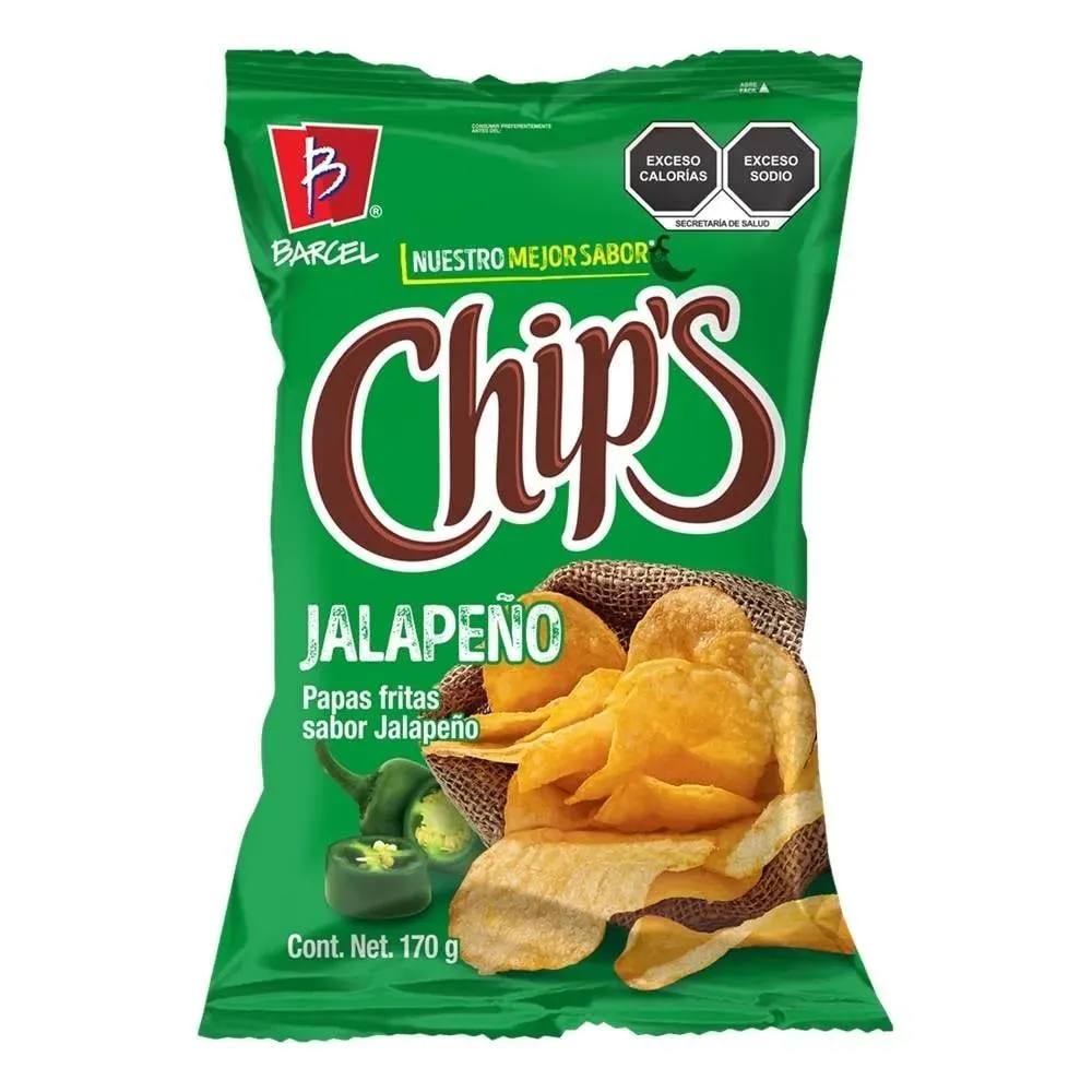 Chips Verdes Jalapeño 170g