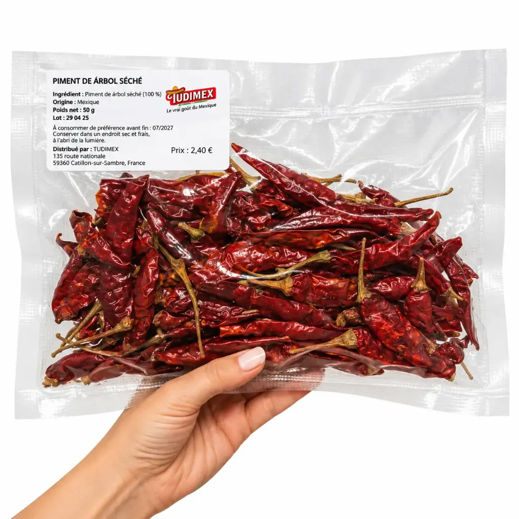 Piment de Árbol Séché 50 g