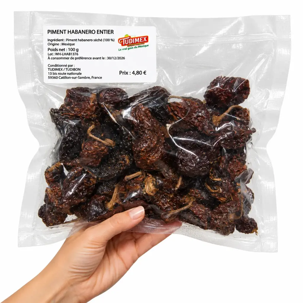 Piment Habanero Séché 100 g