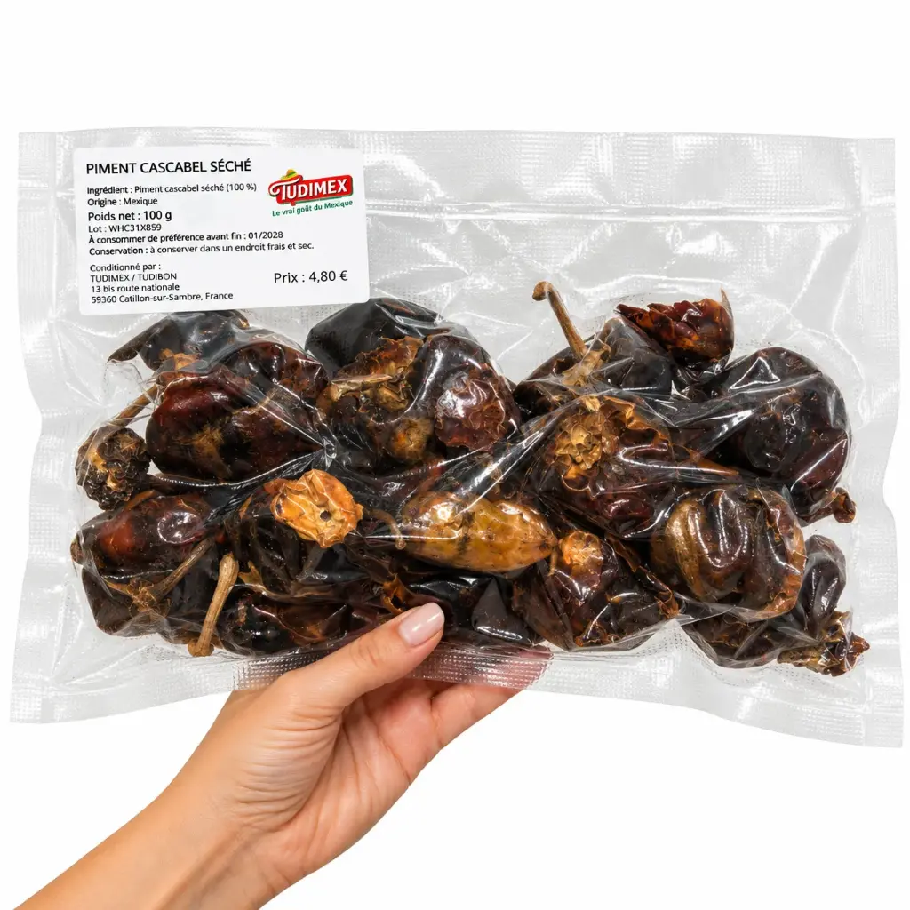 Piment Cascabel Séché 100 g