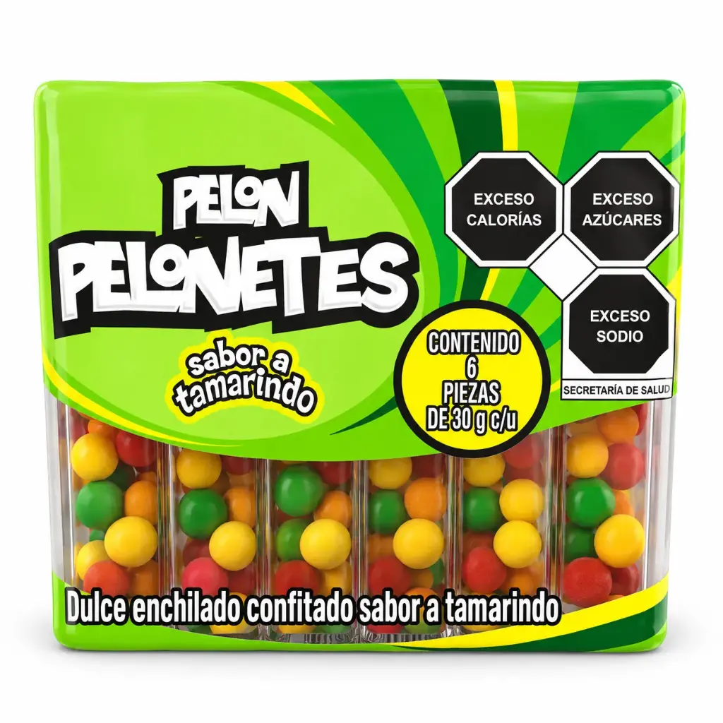 Pelón Pelonetes Bites Tamarindo 6 pces